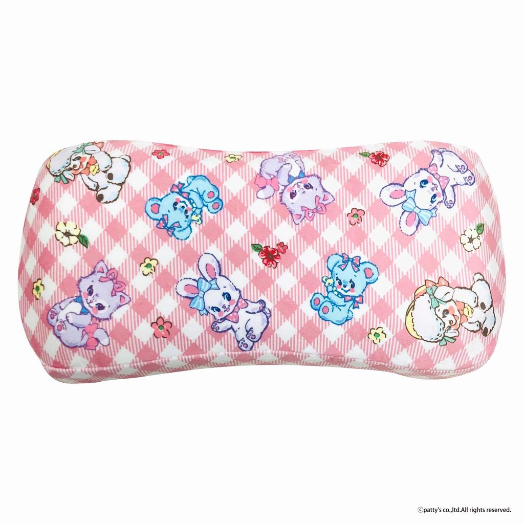 MORIPiLO Swimmer SWIMMER Подушка с эффектом памяти 16x33x8 см, поддержка талии, поддержка спины, мягкая игрушка, подушка в клетку, розового цвета Morishita 4621559