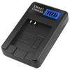 Compact ABS Camera Battery Charger LCD Display for Canon PowerShot SX710 Camera Versatile Charging Option USB Charger