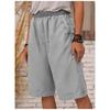 Cotton and Linen Shorts Five-point Pants Women's Casual Straight-leg Pants
