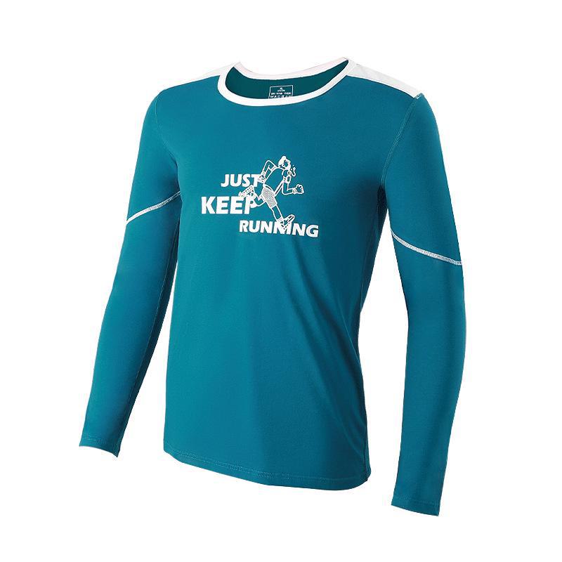 Мужской хлопковый термотоп — легкий, дышащий, с круглым вырезом, базовый вариант на осень