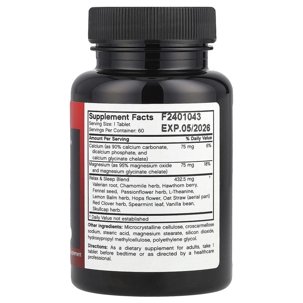 Futurebiotics Relax & Sleep®, with L-theanine, 60 Veggie Tablets