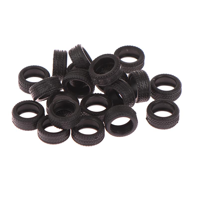 20 шт. 1/64 кожаная модель автомобиля, аксессуары для сцены, шины, колеса, модель автомобиля, сцена