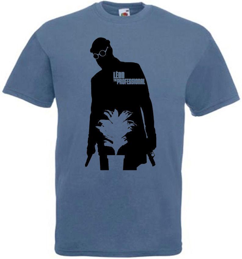 26 Leon The Professional v27 T shirt steel blue movie poster all sizes S-5XL Unisex T-Shirt