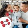 1 Pair Children's Mini Dumbbells Baby Workout Dumbbells Safe Silicone Hand Weights Dumbbell Toy for Kids Fitness Physical Development