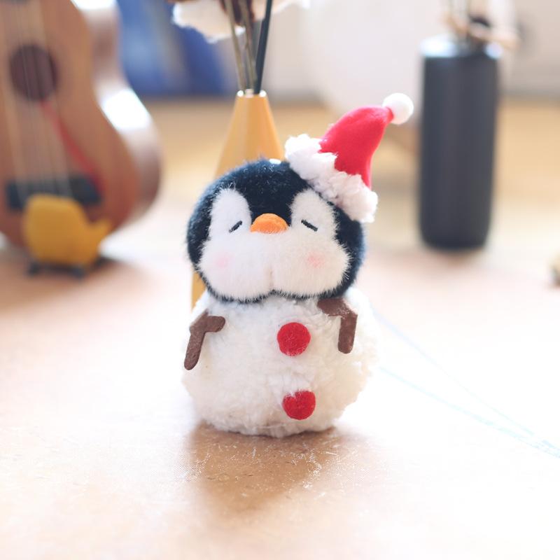 Cute Cute Four-season Little Penguin Pendant Plush Toy Doll Bag Hanging Ornament Keychain Doll Doll Doll