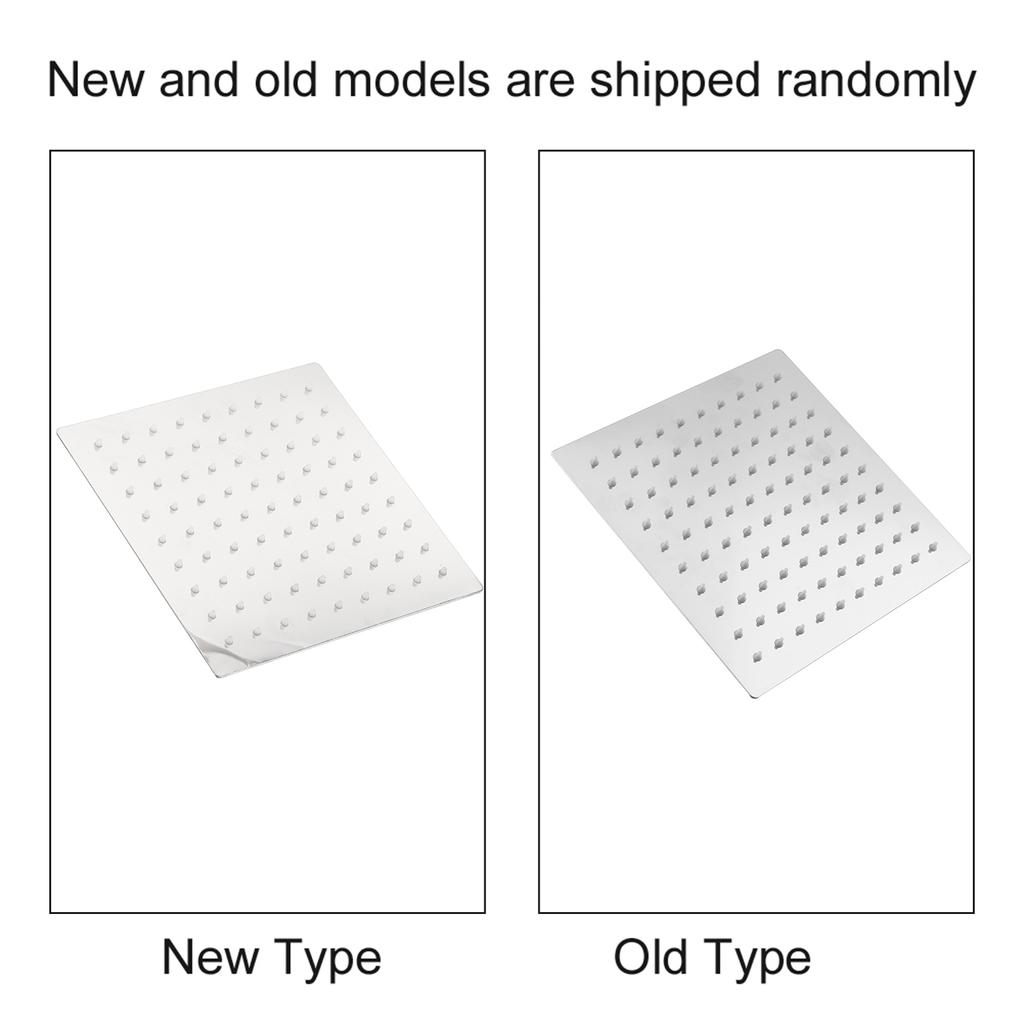 1шт., потолочная 8-дюймовая душевая лейка из нержавеющей стали с эффектом дождя, хромированная душевая лейка для ванной комнаты