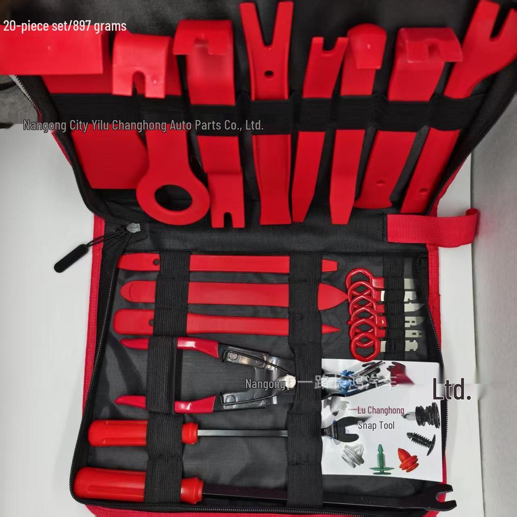 Набор монтировок и отверток для ремонта автомагнитол – 19/20/25/38/40/439 шт. с сумкой для инструментов