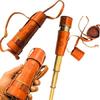 Brass Nautical Marine Telescope Spyglass with Leather Carry Case Birthday Gift, Anniversary Gift, Christmas Gift,