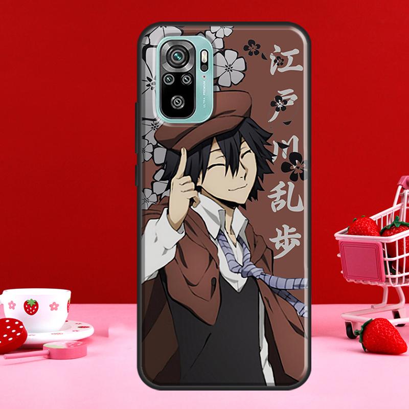 Чехол Bungou Stray Dogs Ranpo Edogawa для Redmi Note 10 Pro, чехол для Redmi Note 11 Pro Note 8 9 Pro 9S 10S 11S 9C 9A 9T
