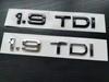 1X Хромированный глянцевый черный ABS 1.9 TDI Значок-наклейка на задний багажник автомобиля Аксессуары