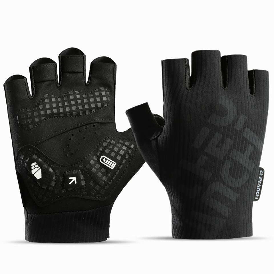 KoKossi Summer Bicycle Cycling Half Finger Gloves Breathable Shockproof Fingerless Gloves Anti-slip Gym Training Sports Gloves