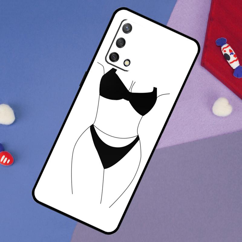 Женский Body Line Art Чехол Для Oppo A60 A80 A40 A6 A5 Pro A15 A16 A17 A57 A94 A74 A54 A76 A96 A18 A38 A58 A78 A98