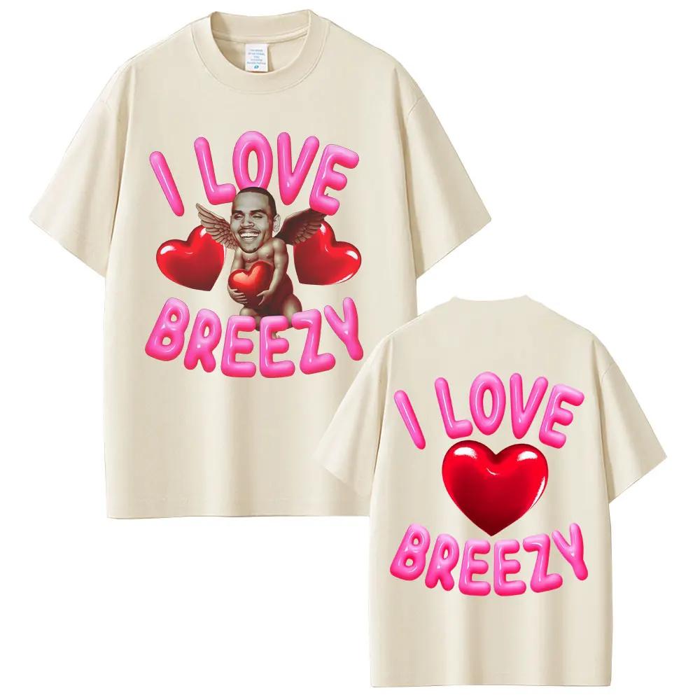 Rapper Chris Brown Breezy Bowl XX 2025 Tour T Shirt Unisex Women Hip Hop Fashion Pop Music Tshirts Casual Cotton Vintage Tshirt
