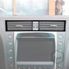 For Lexus GS 2006-2011 Center Console Dashboard Air Outlet Frame Cover Trim Piano Black Sticker Car Interior Accessories