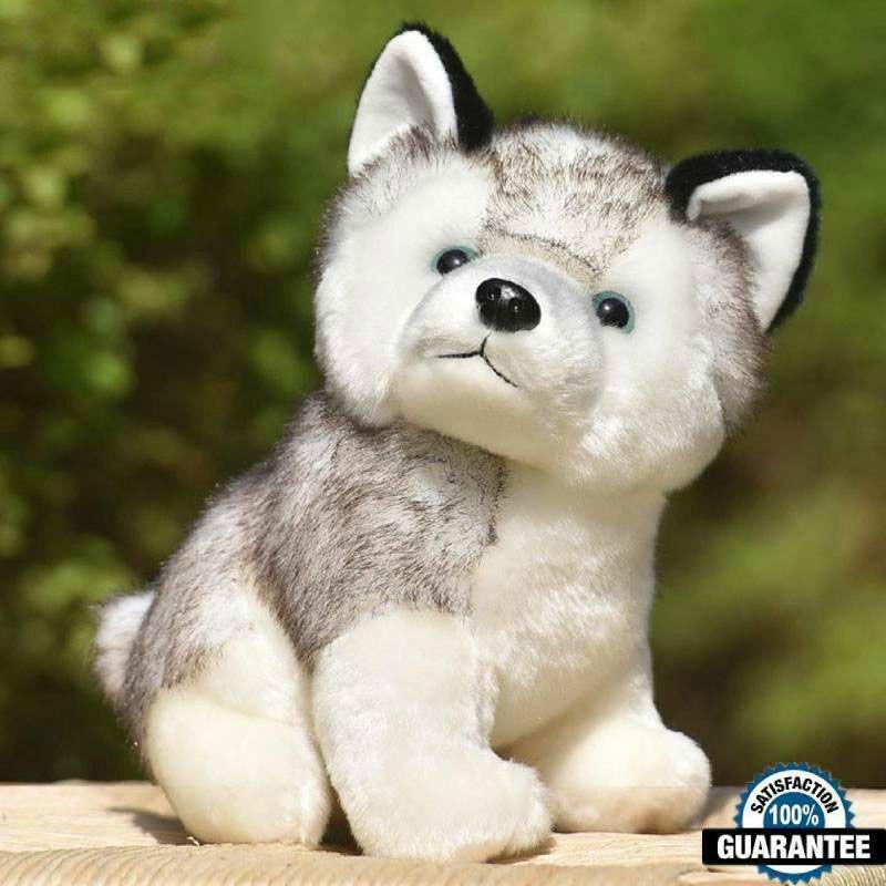 Кукла Плюшевый Хаски Мягкая Игрушка Чучело Милая Собака Рождество Малыш Дети Горячая Игрушка