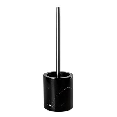 Q-BATH PREMIUM DECOR 1543 Toilet Brush, Black Marble