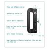 Aluminum Alloy Door Lock Hanging Door Handle Aluminum Frame Door Double Leaf Sliding Double Sided Sliding Door Lock