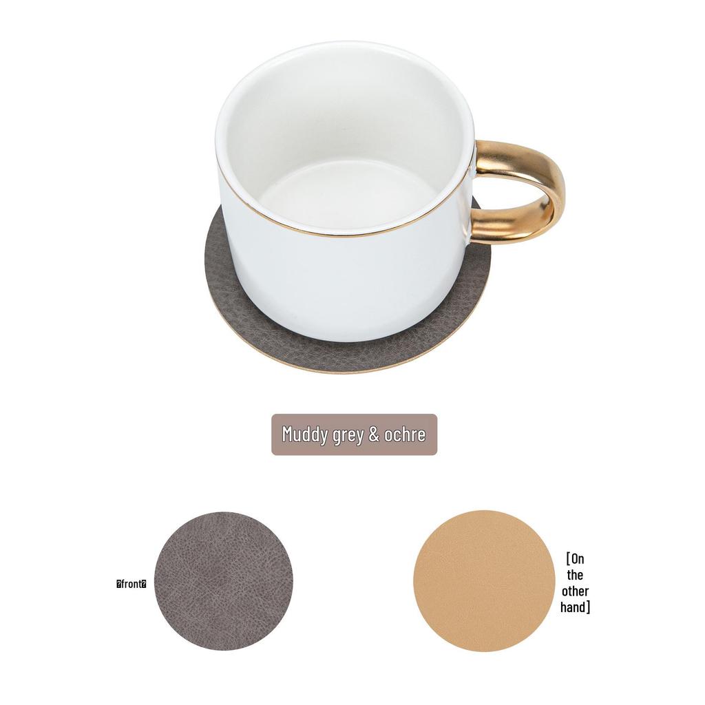 Двусторонний коврик в стиле коровьей шкуры в форме капли воды: Подставка с защитой от ожогов и теплоизоляцией, в стиле инс.