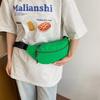 Summer New Popular Go Out Light Casual Simple Solid Color Unisex Shoulder Messenger Bag Fanny Pack Women