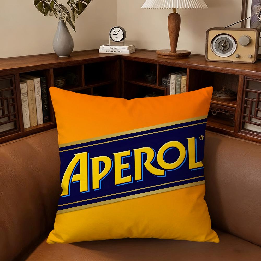 A-Логотип Aperol S-Spritz-Z Наволочка Для Печати Подушек Декор Дивана Дом Автомобиль Комната Кофейня Офис Скандинавская Простота