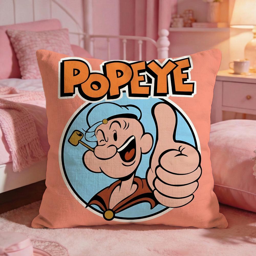 PPopeye The Sailor Anime Cushion Cover Premium Comfort Reversible Pillow Cove Two In One Design For Any Room Car Interior