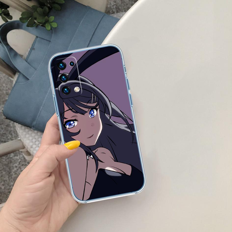 PP12 Милая Девочка с Кроликом Аниме Чехол для Телефона для Motorola Moto Edge 20 30 40 50 S30 Fusion Ultra Pro Neo Lite + G200 G23