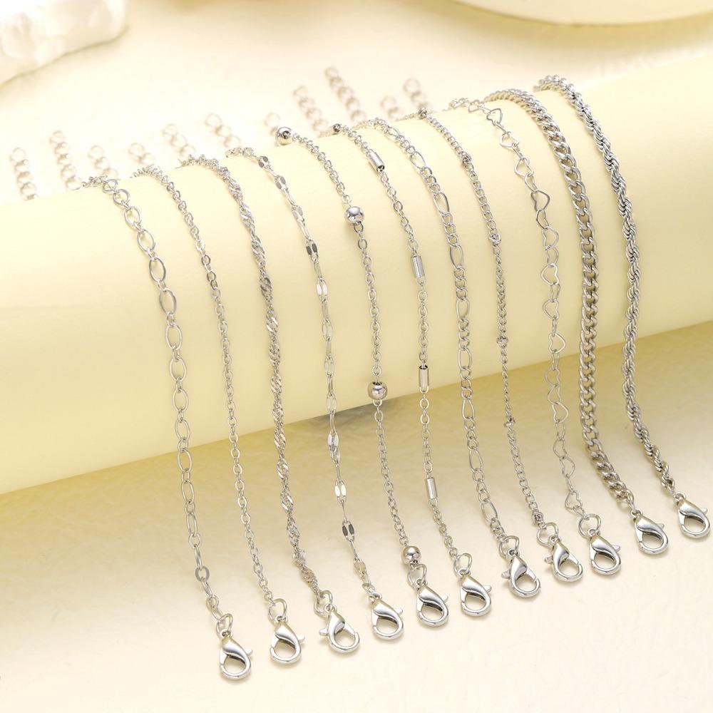 11 Pcs/set Twist Multilayer Bracelets Boho Bangles Simple Bracelet Set Ladies