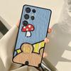 Кавайные Кролики Медведи Корейская масляная живопись Чехол для Samsung Galaxy S22 S21 Ultra Note 20 S8 S9 S10 Note 10 Plus S20 FE S21 FE Чехол
