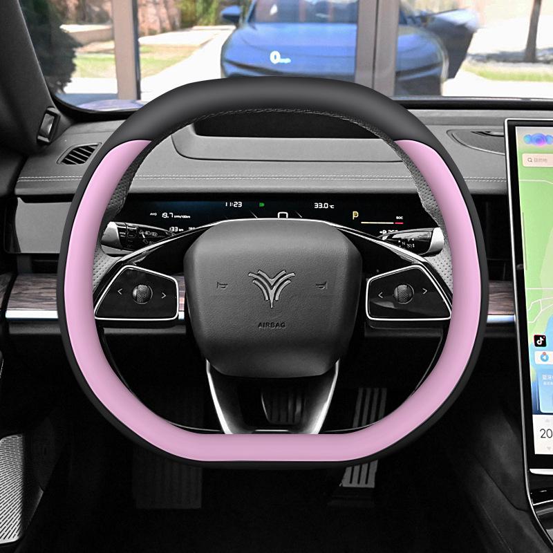 Nezha Steering Wheel Cover – Ultra-thin, Anti-slip, All Seasons, Compatible with S, V, X, AYA GT N01, and L Models.