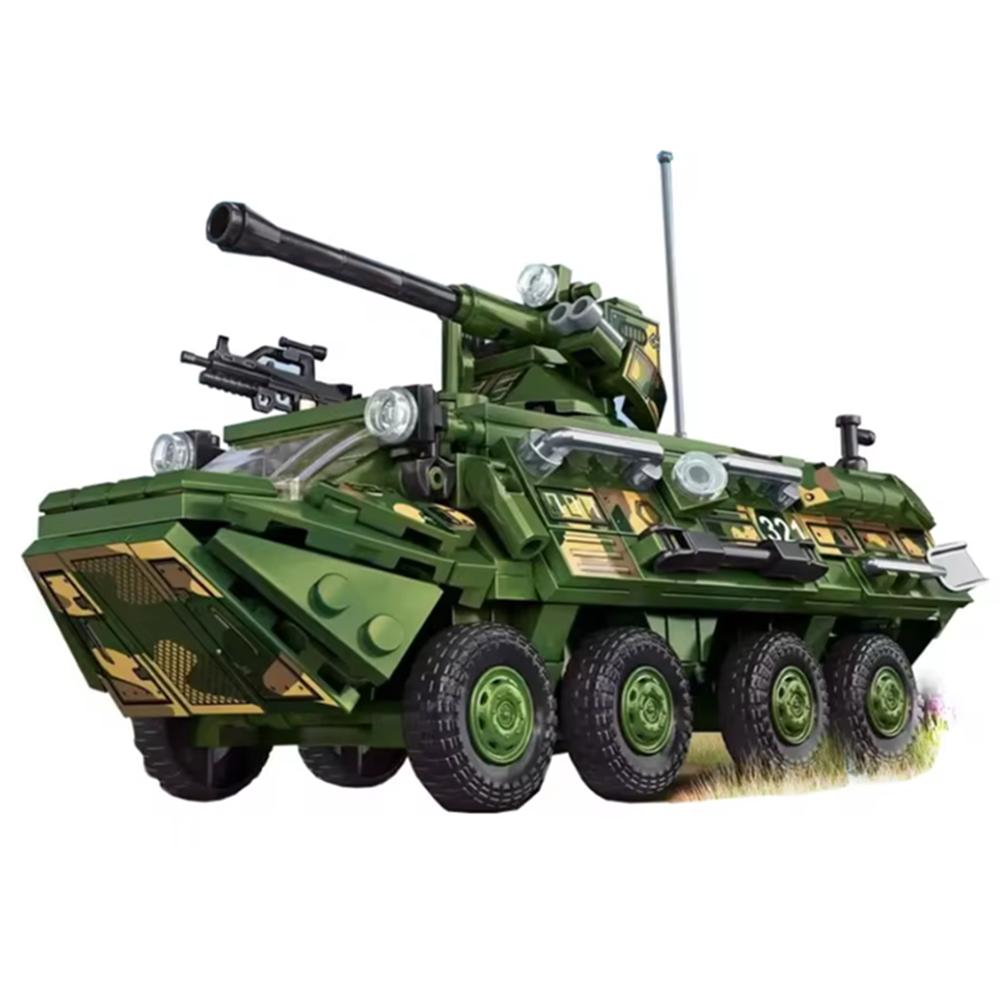 Военный MOC Армия Основной Боевой Танк Бронированная Машина Истребитель Фигурки Солдат Набор Строительных Блоков Кирпичи Игрушки