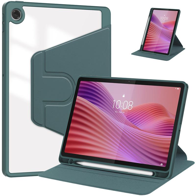 Чехол для Tab 10.1 с держателем для стилуса, вращающийся на 360°, жесткая подставка из акрила, чехол для Tab tb311fu tb311xu