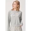 Huit Flower Infinity Raglan Sweatshirt Htwtp6i03t