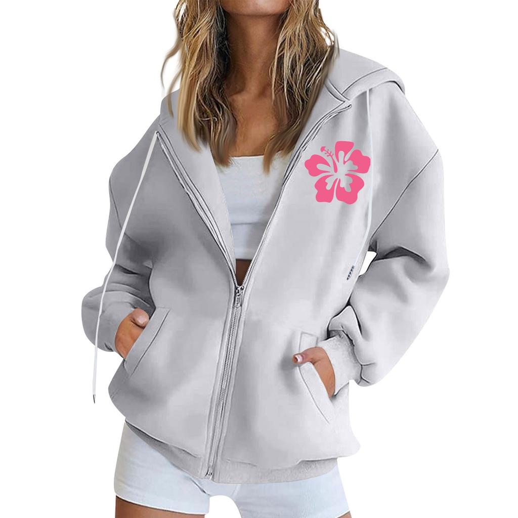 Женская толстовка с капюшоном на молнии с длинным рукавом, флисовая куртка, толстовка с карманом, куртка