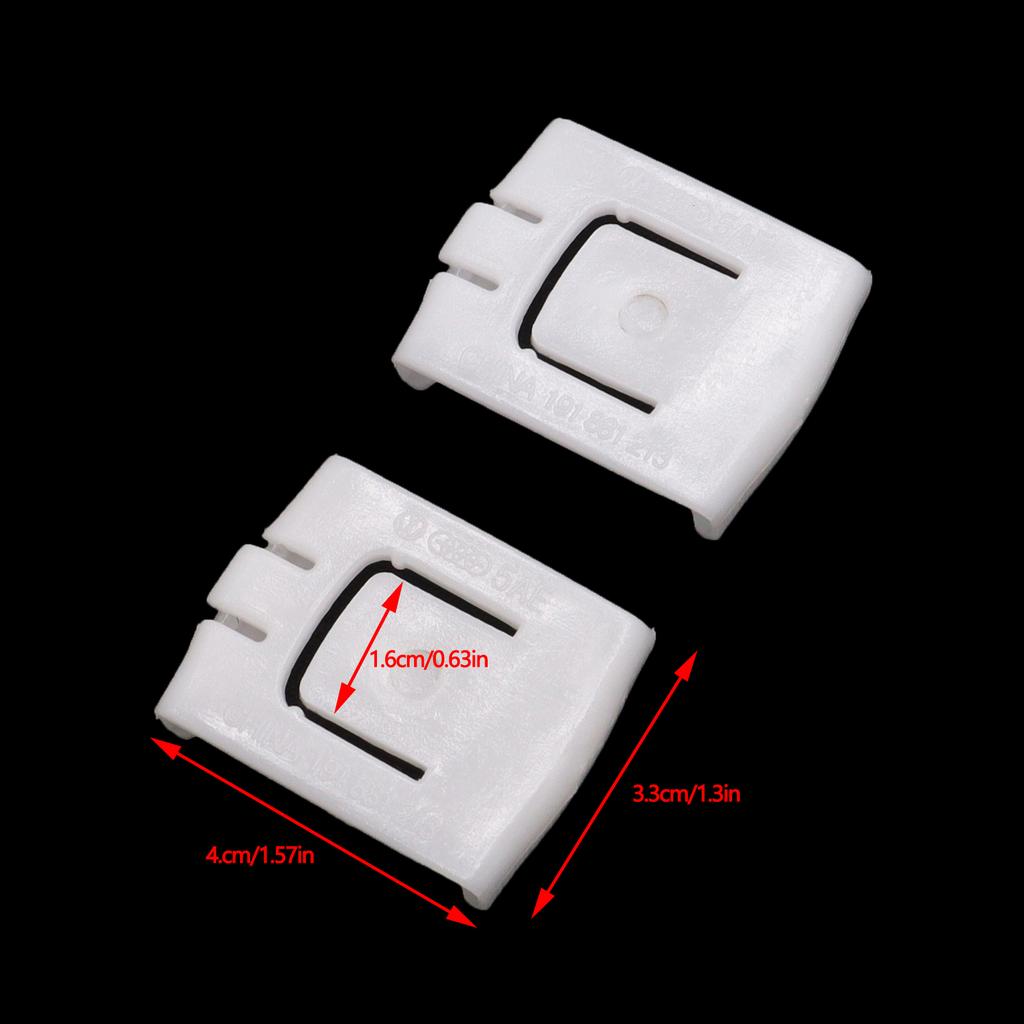 2 комплекта, 6 шт., направляющая для переднего сиденья автомобиля, центральный направляющий слайдер 435881203A C10 для GOLF MK1 MK2 MK3 CORRADO SCIROCCO, пластик