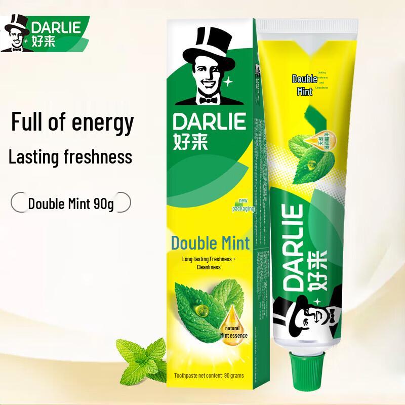 Darlie Двойная мята Свежее дыхание Фторидная зубная паста