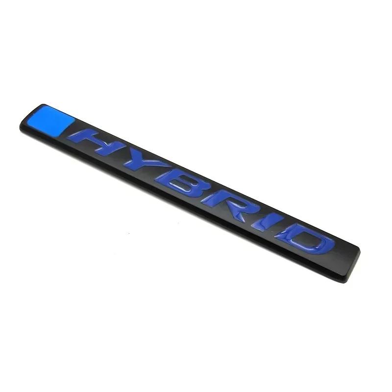 FIQ1 3D Metal Hybrid Logo Car Sticker Rear Trunk Side Fender Emblem Badge Sticker For Honda CRV HRV CIVIC Fit Accord Jazz Accessories