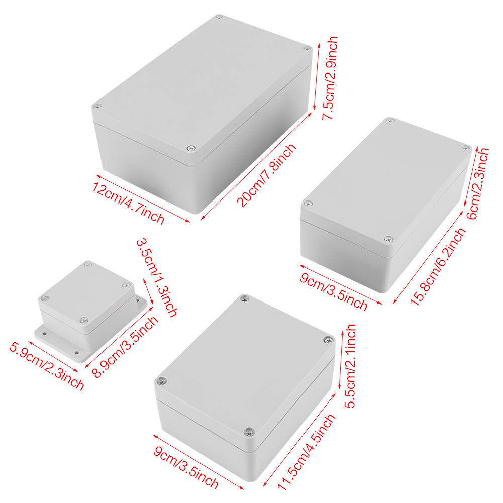 Распределительная коробка Соединительная коробка Водонепроницаемая IP65 ABS Электрическая проектная коробка Корпус Кейс для прибора Коробка для подключения проводки