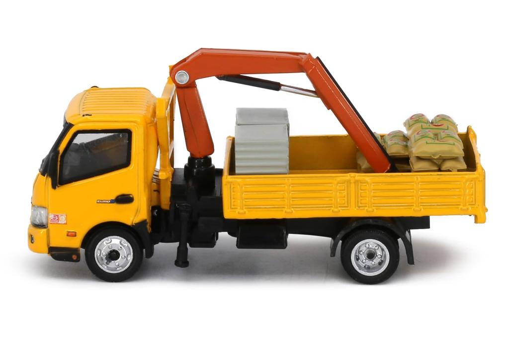 Tiny City Hino 300 Truck with Crane Литой Мини-Автомобиль 1/76 № 170