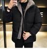 Мужское зимнее хлопковое пальто-двойка с капюшоном в гонконгском стиле - Большой размер, Очень толстая теплая верхняя одежда