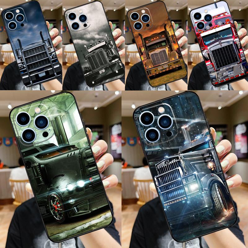 Крутой чехол для телефона с изображением тяжелого грузовика для iPhone 17 Pro Max 14 11 15 16 Pro Max 13 12 mini 16 Plus 16e 17 Air Funda