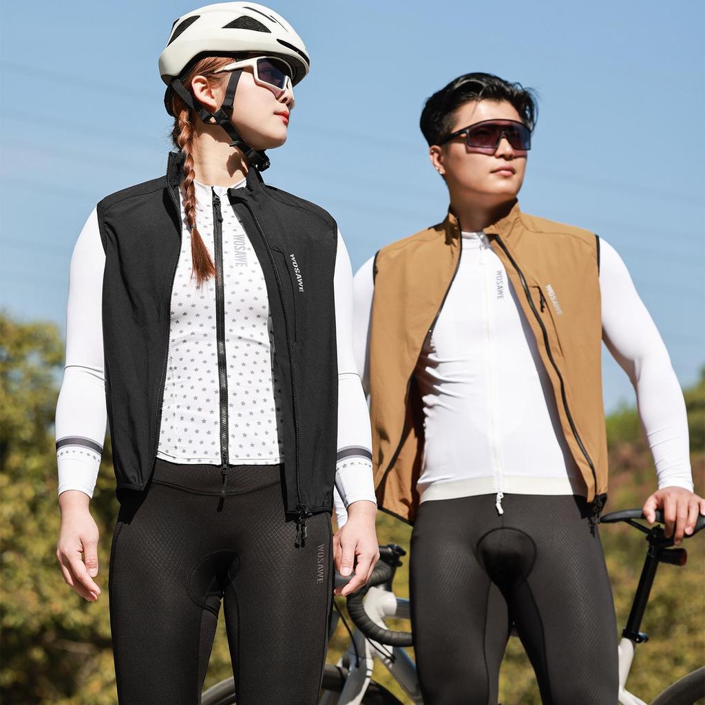 Wosawe Men Women Unisex Spring Summer Light Breathable Mountaineering Windproof Camping Fishing Cycling Vests