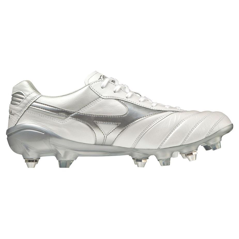 Mizuno Morelia DNA Япония Mx Белый Серебристый Мужские Шиповки P1GC221003