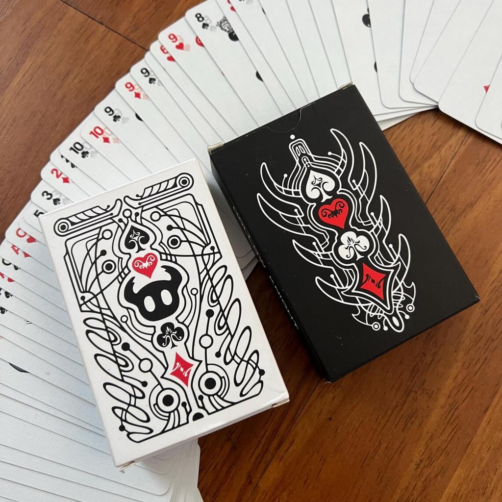 Hollow Knight Standard Tabletop Poker Card Set Black And White Playing Card Game Card Group Portable Creative Board Game Present