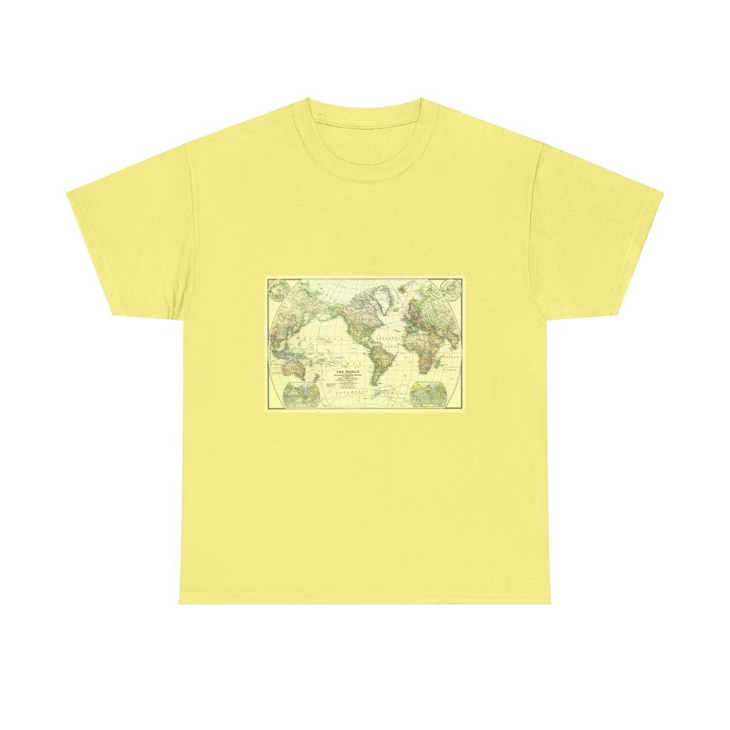 World Map - Political Divisions (1922) (Map) T-Shirt