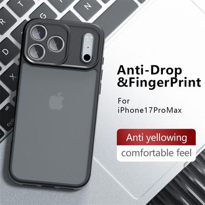 Полупрозрачный матовый чехол для телефона для iPhone 17 Pro Max Противоударная матовая задняя крышка для iPhone 17 Чехол-накладка для iPhone 17 Pro Max