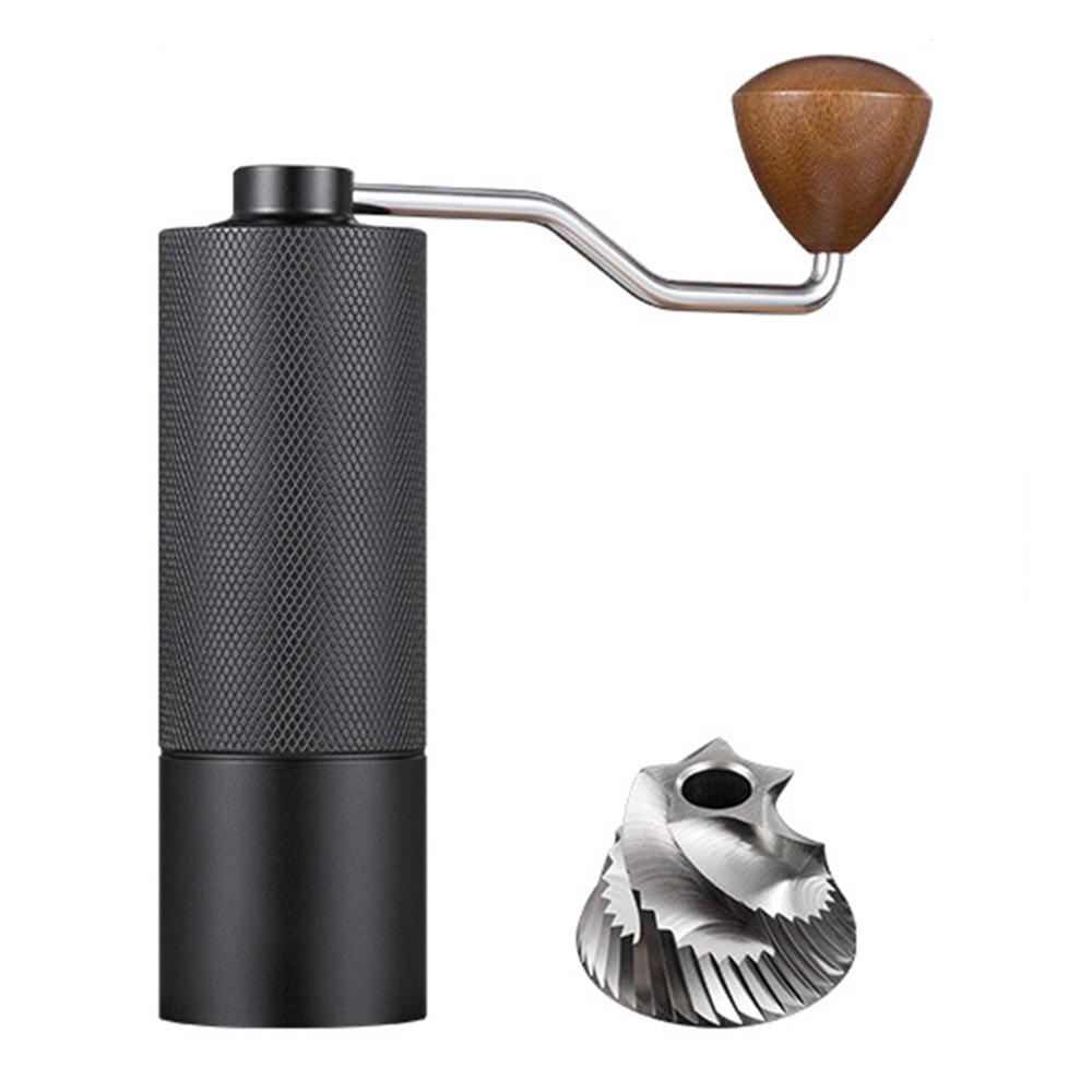 Manual Coffee Grinder 5 Blades Handheld Bean Mill Adjustable Coarseness Stainless Steel Burr Grinder