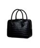 Vis A Vis Croc-Effect Cross Body Bag (Black)