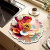 Special-shaped Flower Diatom Mud Cushion Bar Table Absorbent Table Mat Coaster Kitchen Sink Mat Kitchenware Drain Pad