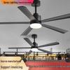 52" Retro Industrial Ceiling Fan for Living Room, Dining Room, or Office - No Light