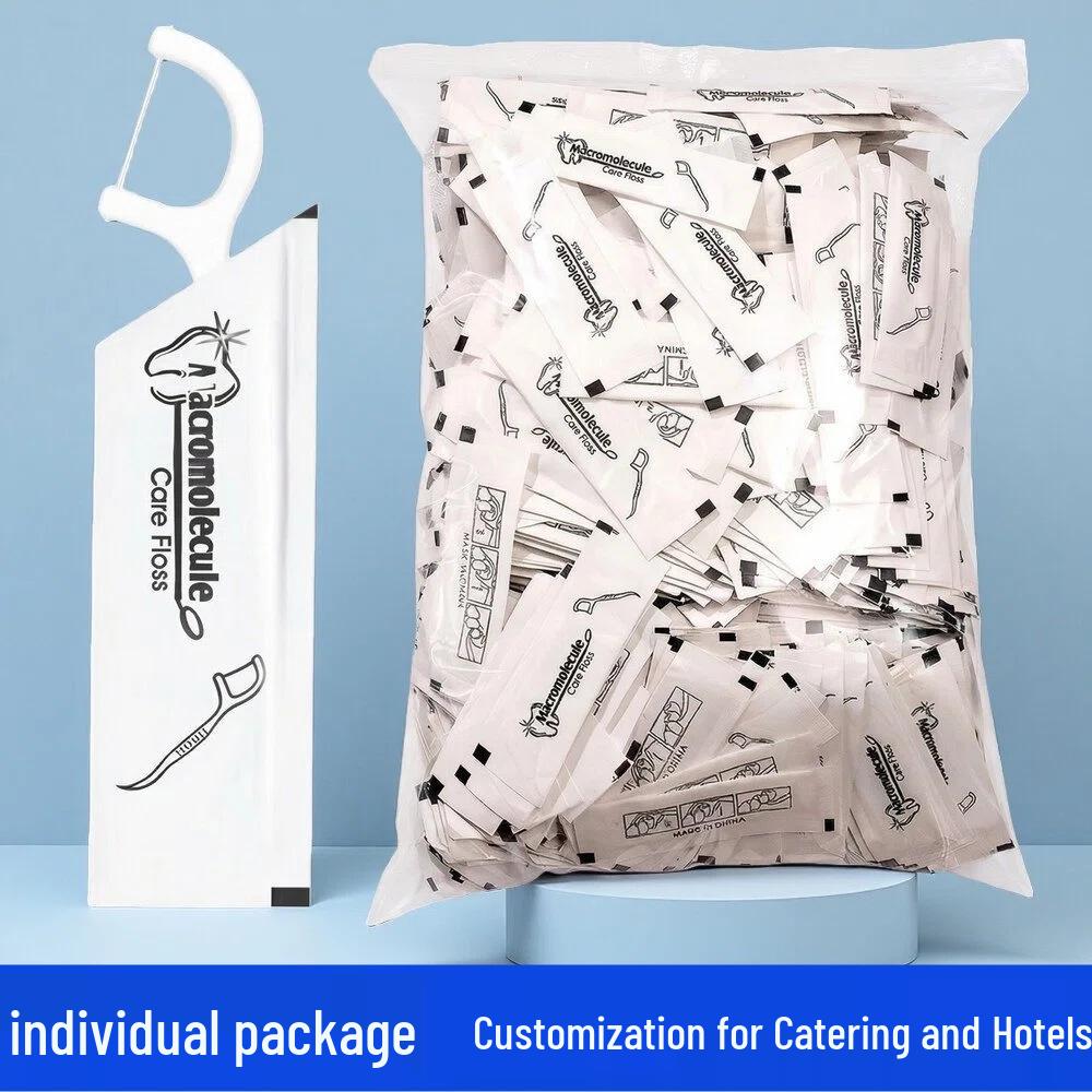 Individually Packaged Ultra-Fine Double-Ended Floss Sticks - Family Pack for Adults
